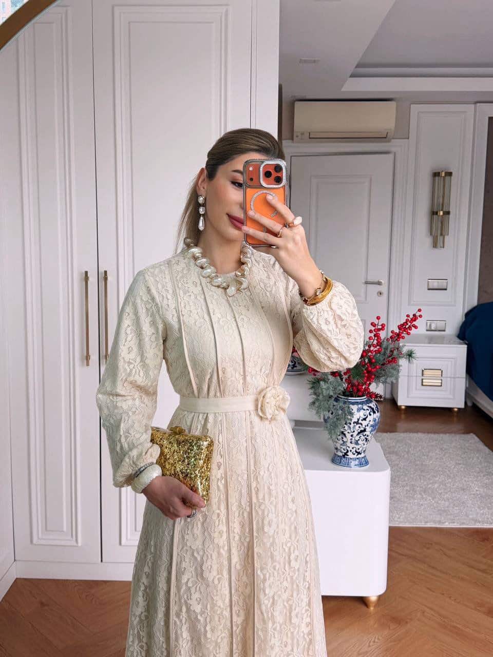 Off White Lace Dress